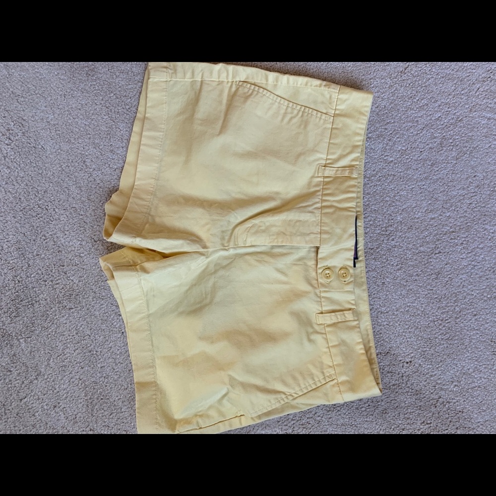 Yellow Chino Shorts